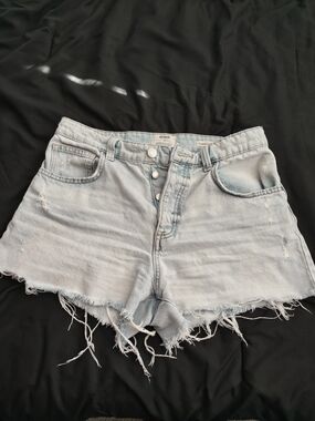 Cotton On Light Blue Denim Cutoff Shorts